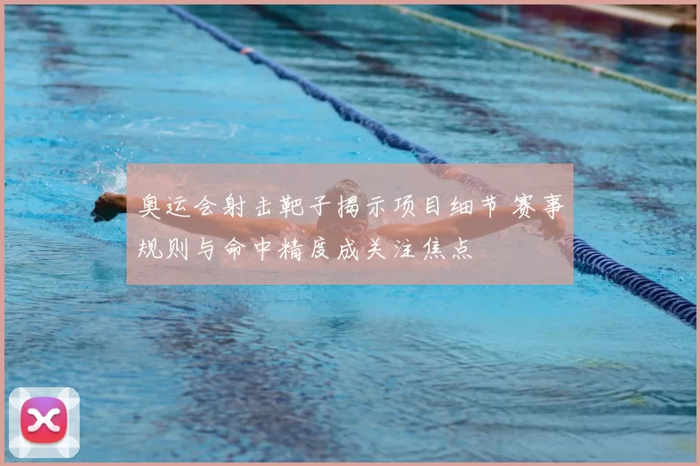 奥运会射击靶子揭示项目细节 赛事规则与命中精度成关注焦点
