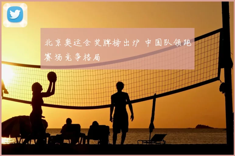 北京奥运会奖牌榜出炉 中国队领跑赛场竞争格局